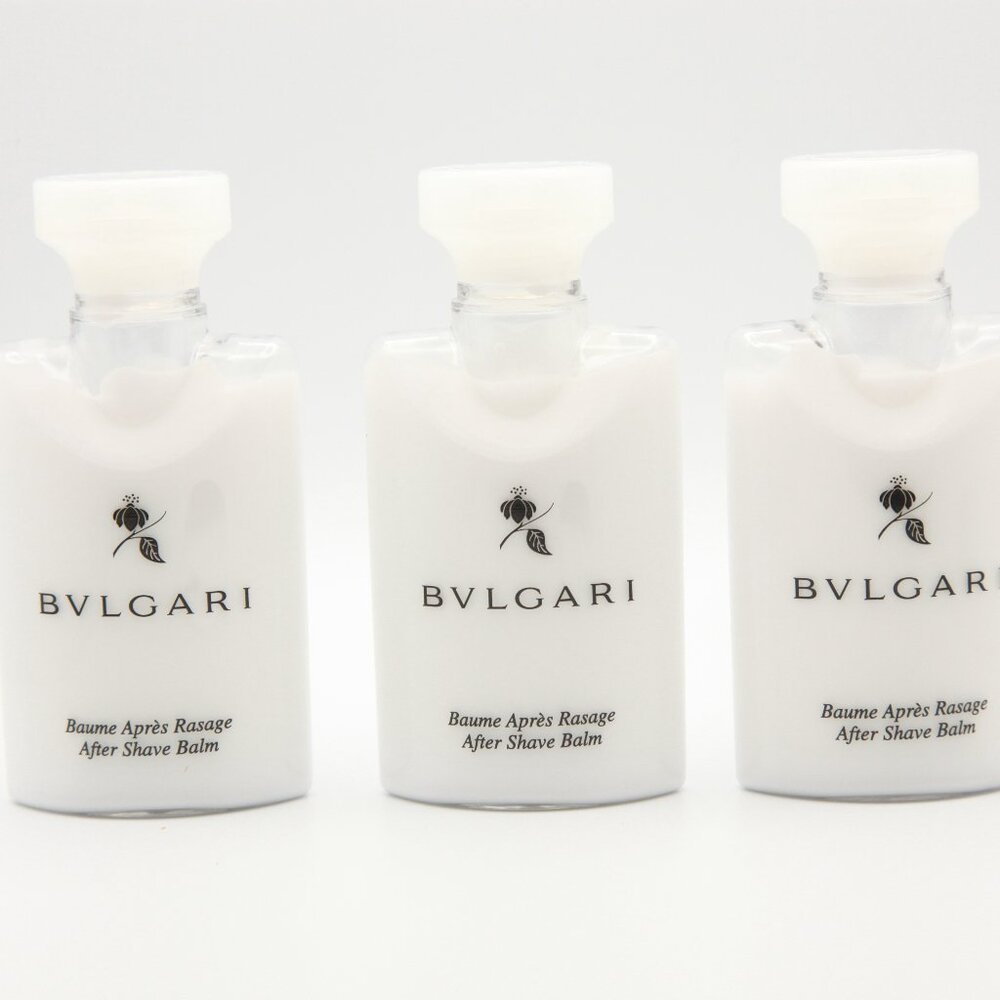 BVLGARI Pack of 3 NEW Unscented After Shave Balm - 1.35 Fl oz / 40mL